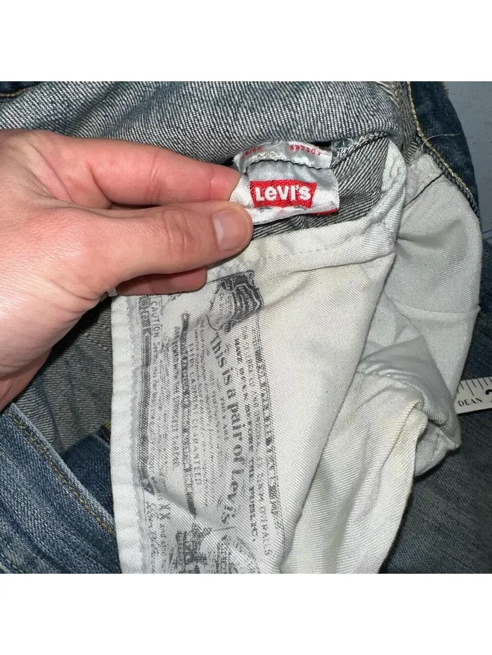 Levis 501 Vintage Y2K XX Straight Leg Jeans Blue Med Wash 36x30 Act 35x29
